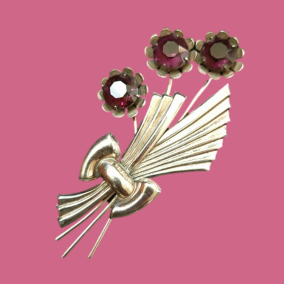 Vintage sterling Silver Pin Brooch - Picture 1 of 4